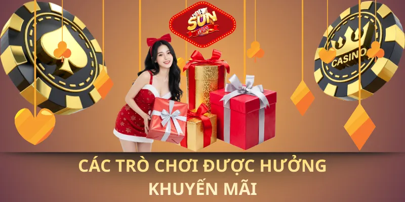 Các trò chơi được hưởng khuyến mãi